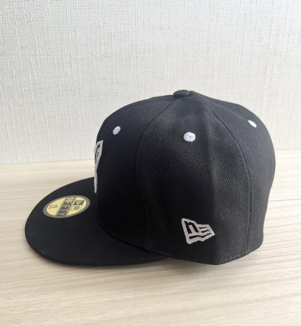 ニューエラ インディアンス キャップ ブラック 59Fifty 7 5/8の画像3