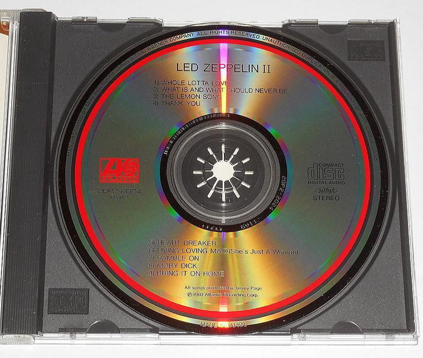 88年発売盤◎解説歌詞付『Led Zeppelin II＊レッド・ツェッペリン』全米,全英1位69年作品★不動のハードロック傑作名盤★胸いっぱいの愛をの画像3