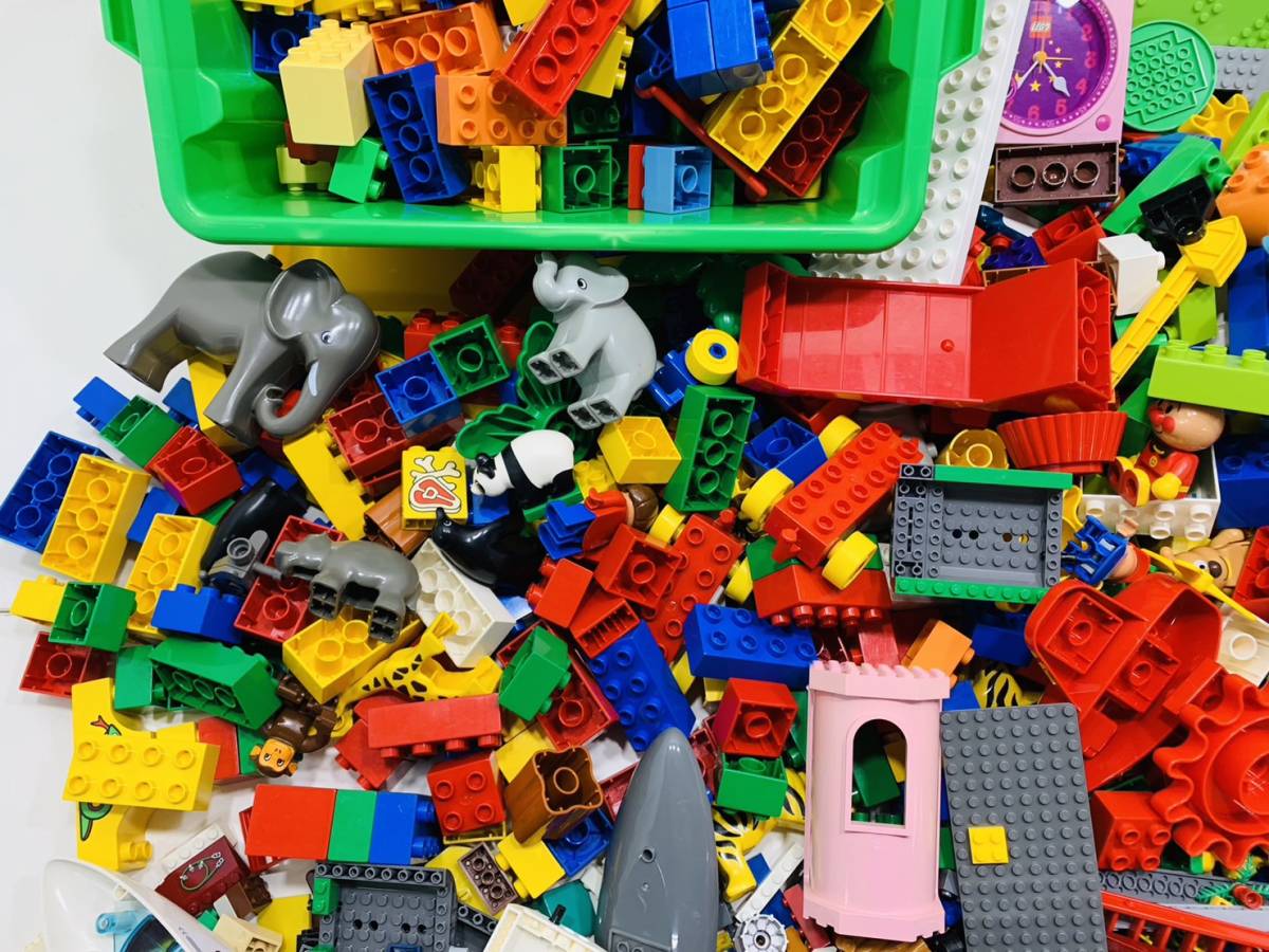k152★約17㎏160サイズ1円～★ LEGO レゴブロック 大量 duplo デュプロ フィグ 基礎版 パーツ 大量 まとめ売 セット 現状品_画像6