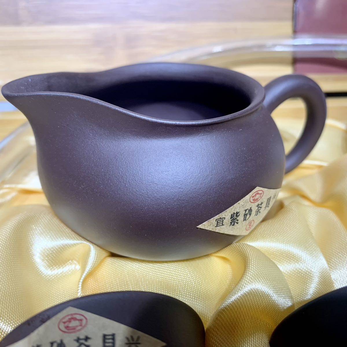 新品・未使用品！正大陶藝 中国茶器 紫砂茶具 セット_画像5