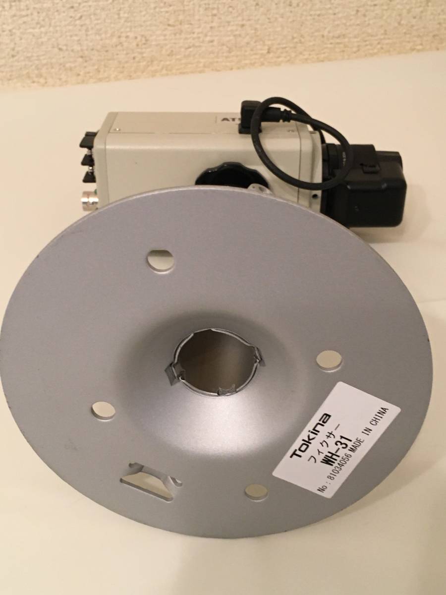 【動作確認済み/中古品】ATSUMI SV700（TOKINAフィクサー WH-31 付き） TVモニター 高感度カラーカメラ 防犯カメラの画像5