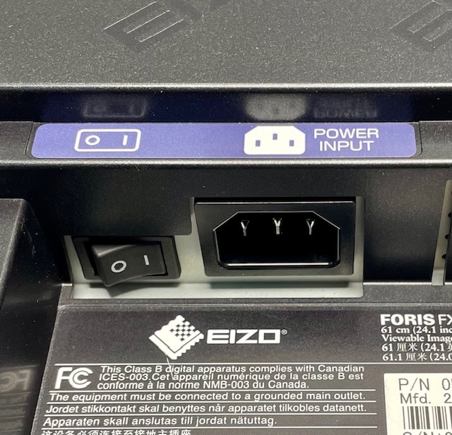 T3010 EIZO FORIS FX2431 24.1インチワイド液晶ディスプレイ WUXGA(1920x1200) /VA_画像5
