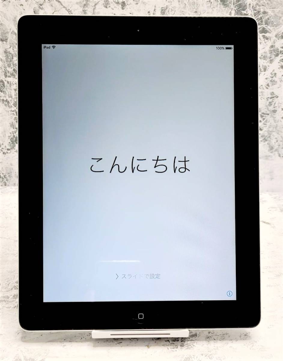 T2973 Apple ipad 第2世代 16GB Wi-Fi+Cellular A1396 MC773J/A スペースグレイ ソフトバンク 中古_画像4