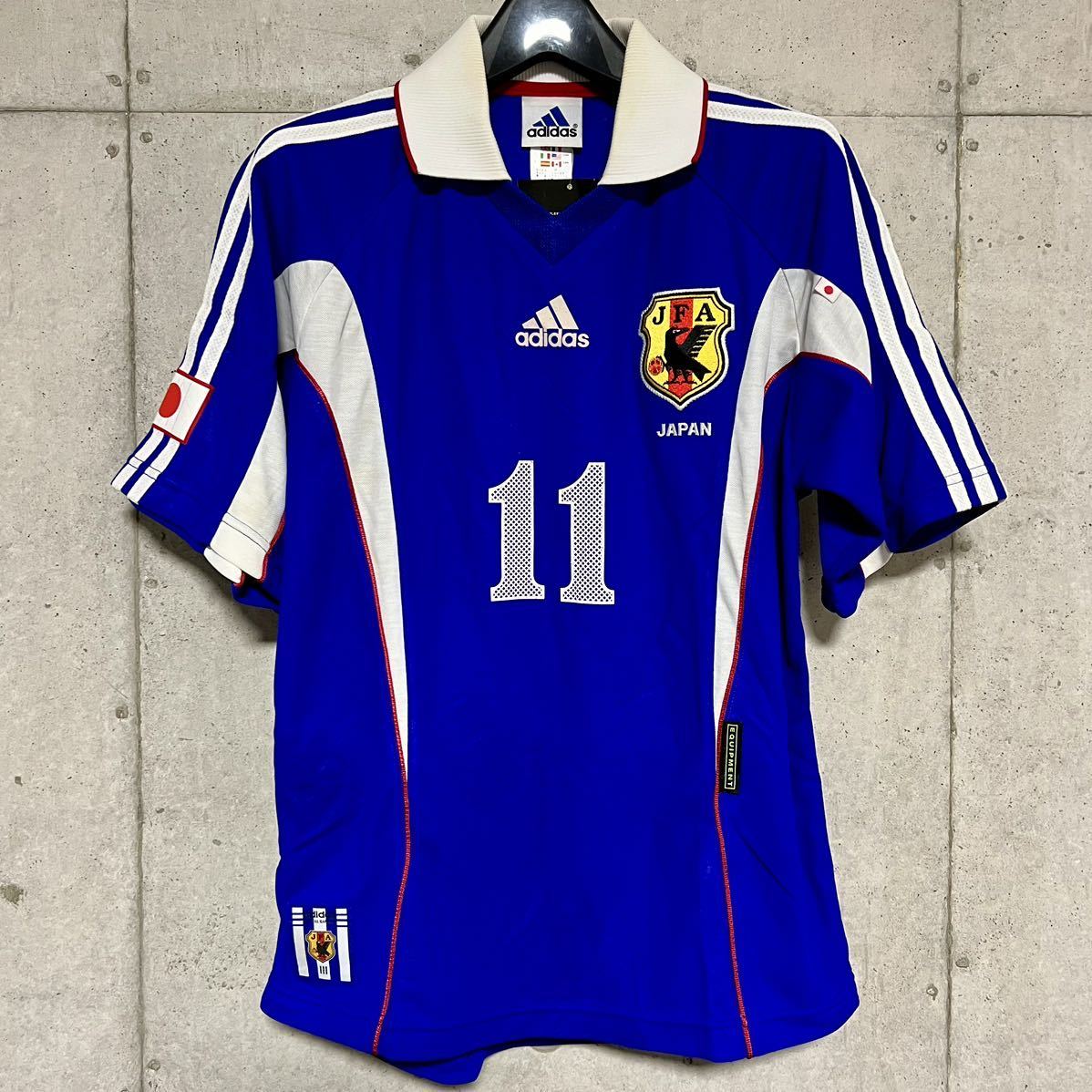 新品/タグ付き】2000 日本代表 ♯11 三浦知良 カズ【Mサイズ 新品/タグ付き】2000 日本代表 ♯11 三浦知良 カズ【Mサイズ