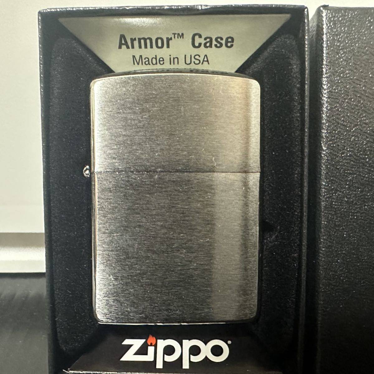 新品　#162 アーマー　zippo 無地 2022年製　ライター _画像2