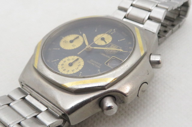 1円～【動作品】TAG HEUER タグホイヤー 22520618 チタニウム モデル クロノグラフ クォーツ メンズ腕時計　1-2-16_画像6