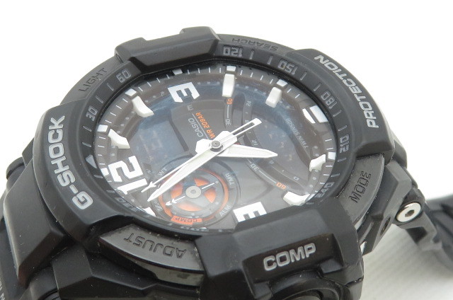 1円～【動作品】G-SHOCK/Gショック SKY COCKPIT/スカイコックピット GA-1000-1AJF メンズ腕時計　1-4-11_画像4