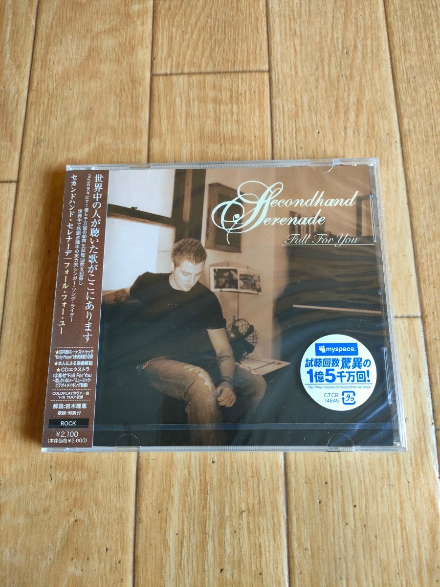 新品未開封 廃盤 セカンドハンド・セレナーデ フォール・フォー・ユー Secondhand Serenade Fall For You_画像1