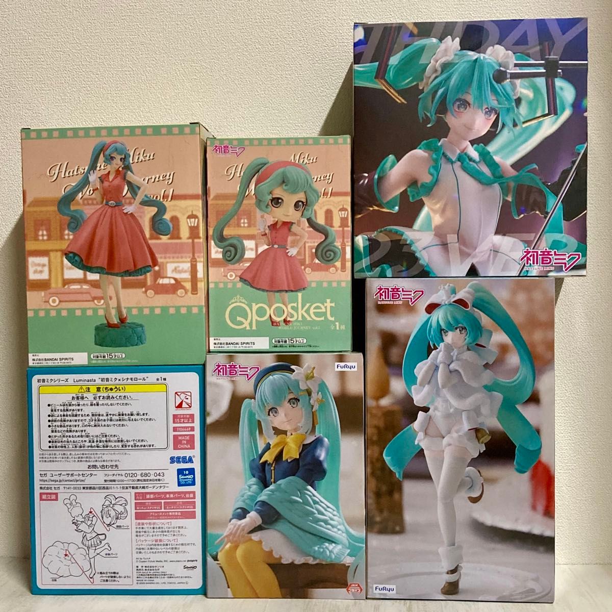 新品 未開封】初音ミク フィギュア 6体セット|Yahoo!フリマ(旧 新品 未開封】初音ミク フィギュア 6体セット|Yahoo!フリマ(旧