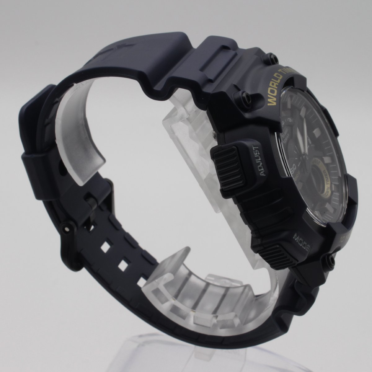1247▲ CASIO 腕時計 Collection STANDARD AEQ-110W-2AJH 10気圧防水 スポーツデザイン ランニングにオススメ メンズ ブルー【1124】_画像4