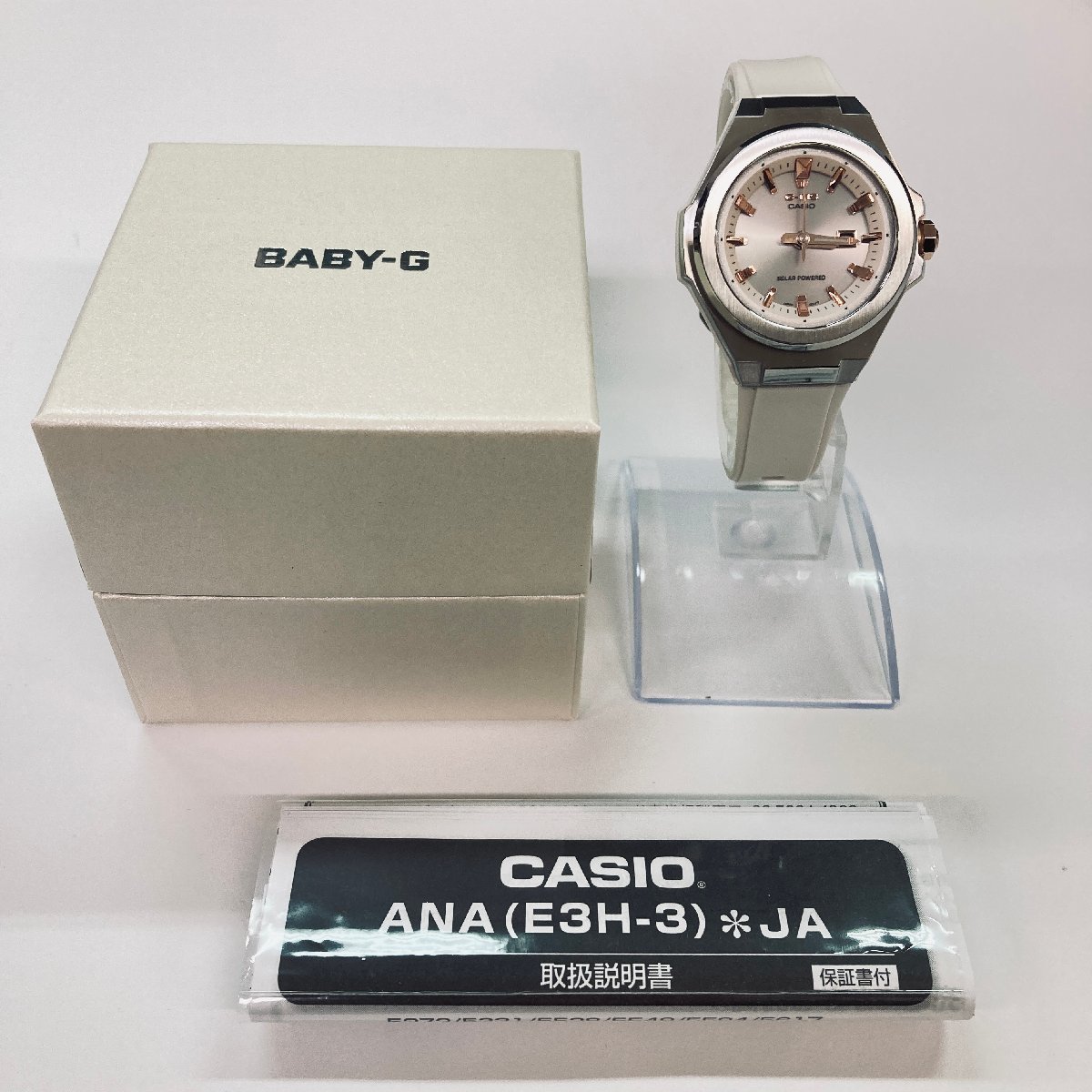 1450♭CASIO カシオ 腕時計 ベビージー MSG-S500-7AJF G-MS ソーラー 10気圧防水 レディース シルバー【0104】_画像6