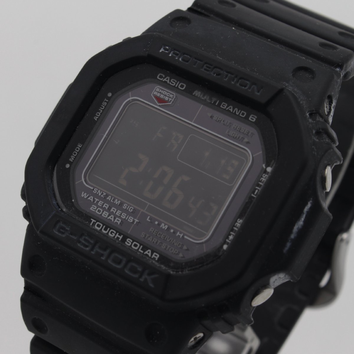 1470▲【訳有】CASIO 腕時計 G-SHOCK GW-M5610U-1BJF 20気圧防水 耐衝撃性 電波 ソーラー ワールドタイム 暗所で見やすい ブラック【0104】_参考価格：22,000円