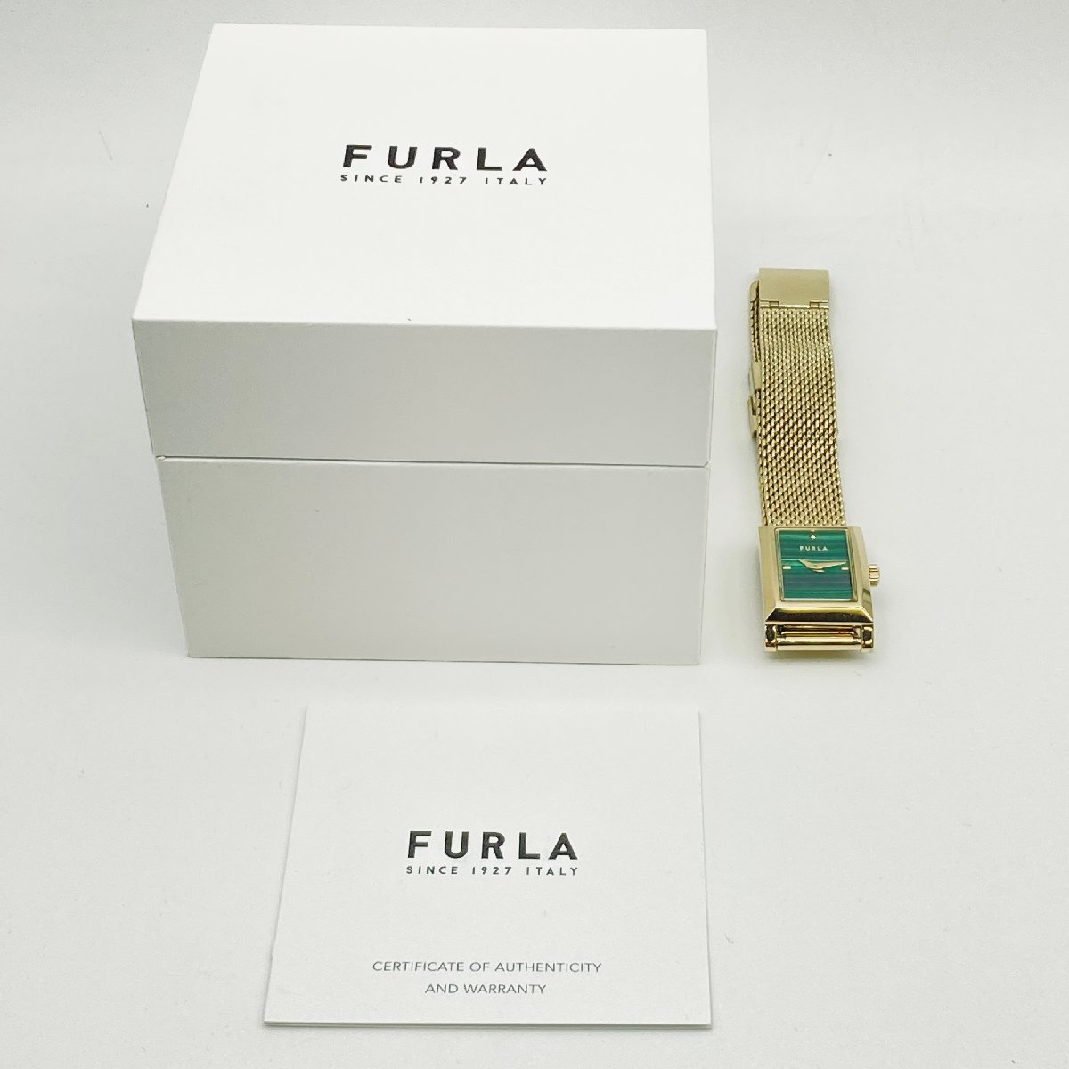 1548◎FURLA/フルラ 腕時計 ww00034003L2 BAGUETTE SHAPE レディース クォーツ 21mm ファッションブランド 3気圧防水【0122】_画像6