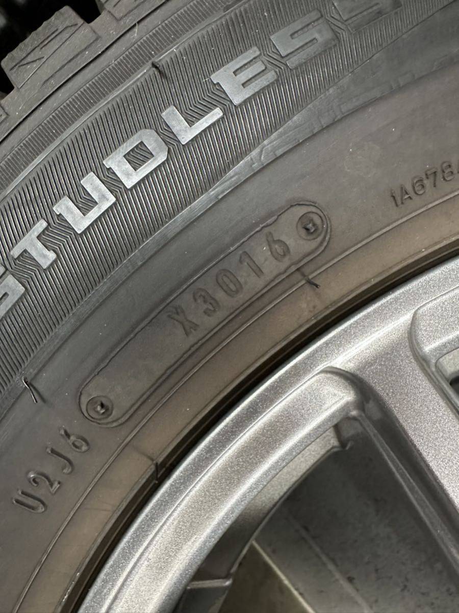 ダンロップ スタッドレスタイヤ アルミホイール セット　185/70R14 日産ノートなど_画像5