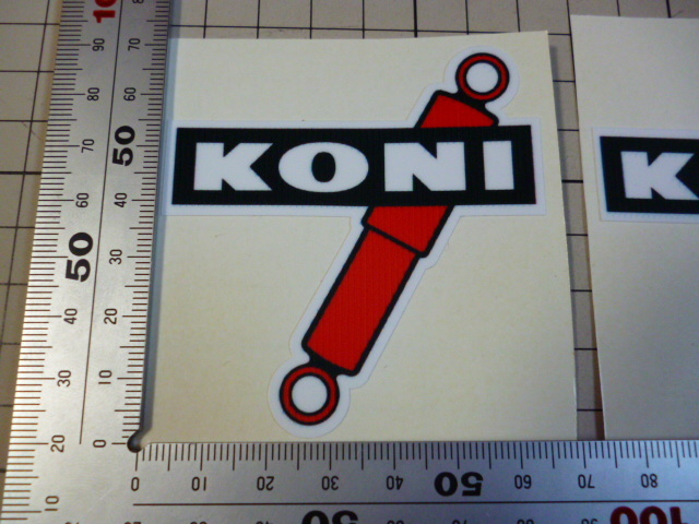 KONI ステッカー 2枚 (66×70mm) コニ コニーの画像2