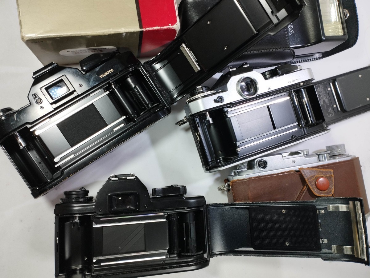 【リサイクル】 Canon A-1 NIKON FE NIKON EM CANON CAMERA company フィルムカメラまとめてジャンク品 1円スタート売り切り leica_画像6