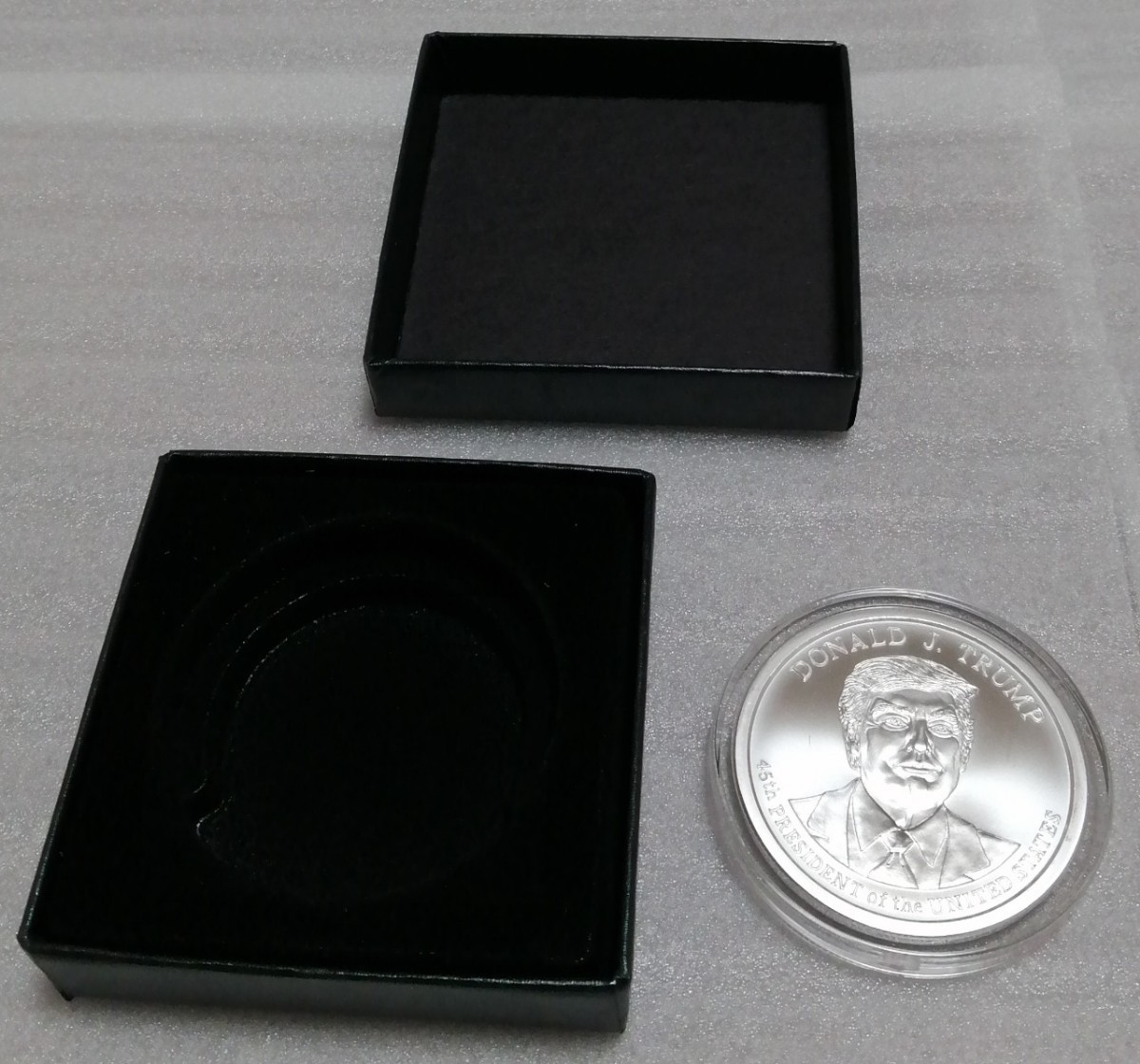 2オンス トランプ 第45代 大統領 銀貨 純銀 ラウンド 箱付き アイテム1の画像9