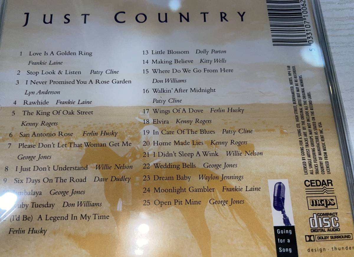 ★THE JUST COUNTRY ALBUM CD 傷多★_画像2