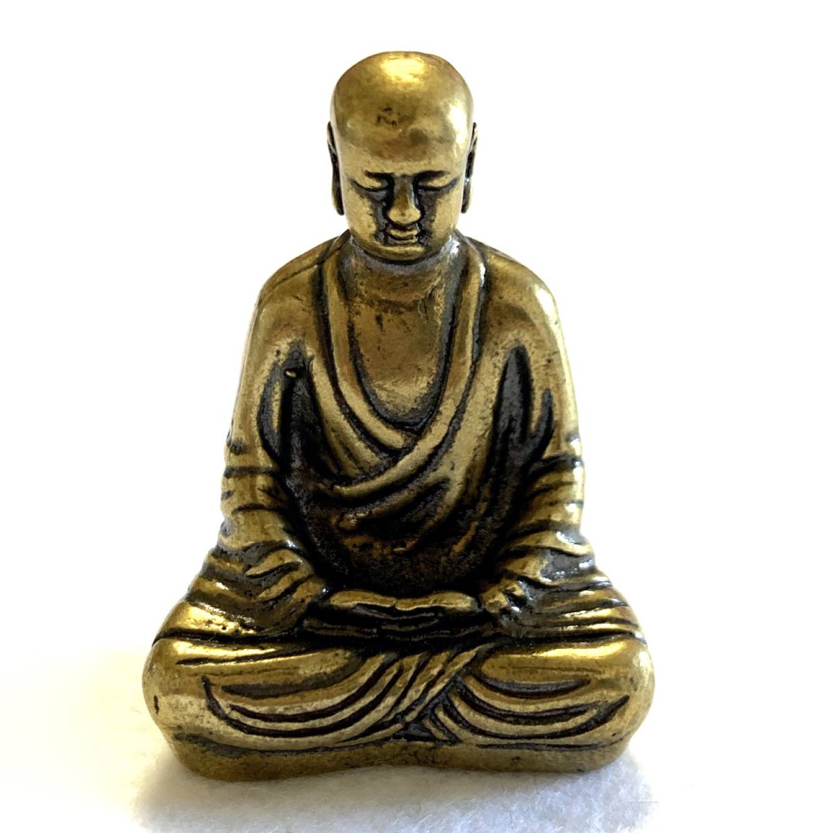 76g 仏像 高僧 空海 弘法大師 真鍮 仏教美術 密教 銅製 金属 76g 仏像 高僧 空海 弘法大師 真鍮 仏教美術 密教 銅製 金属