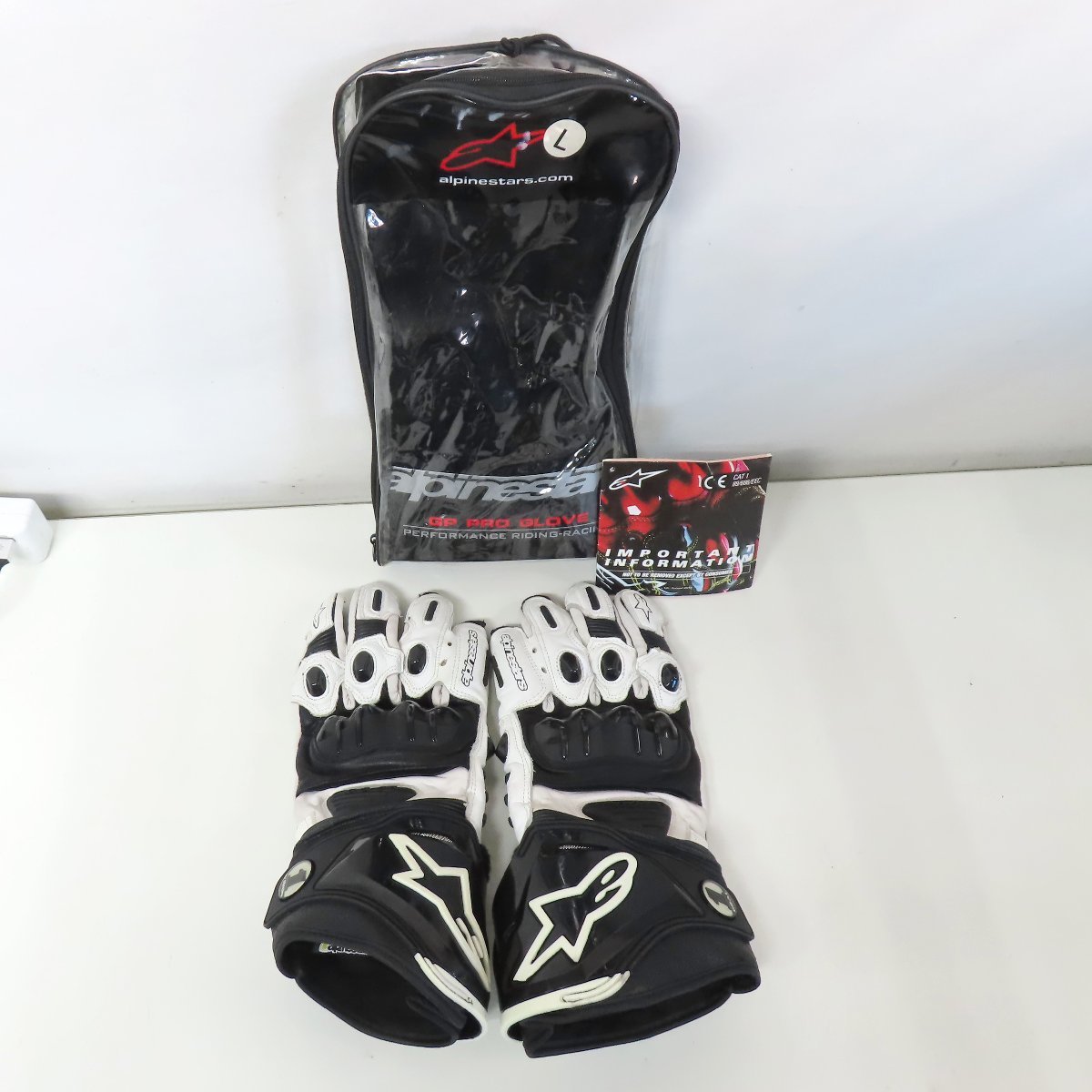 【美品】alpinestars アルパインスターズ GP PRO レーシンググローブ Lサイズ バイク 二輪 オートバイ サーキット レース_画像1