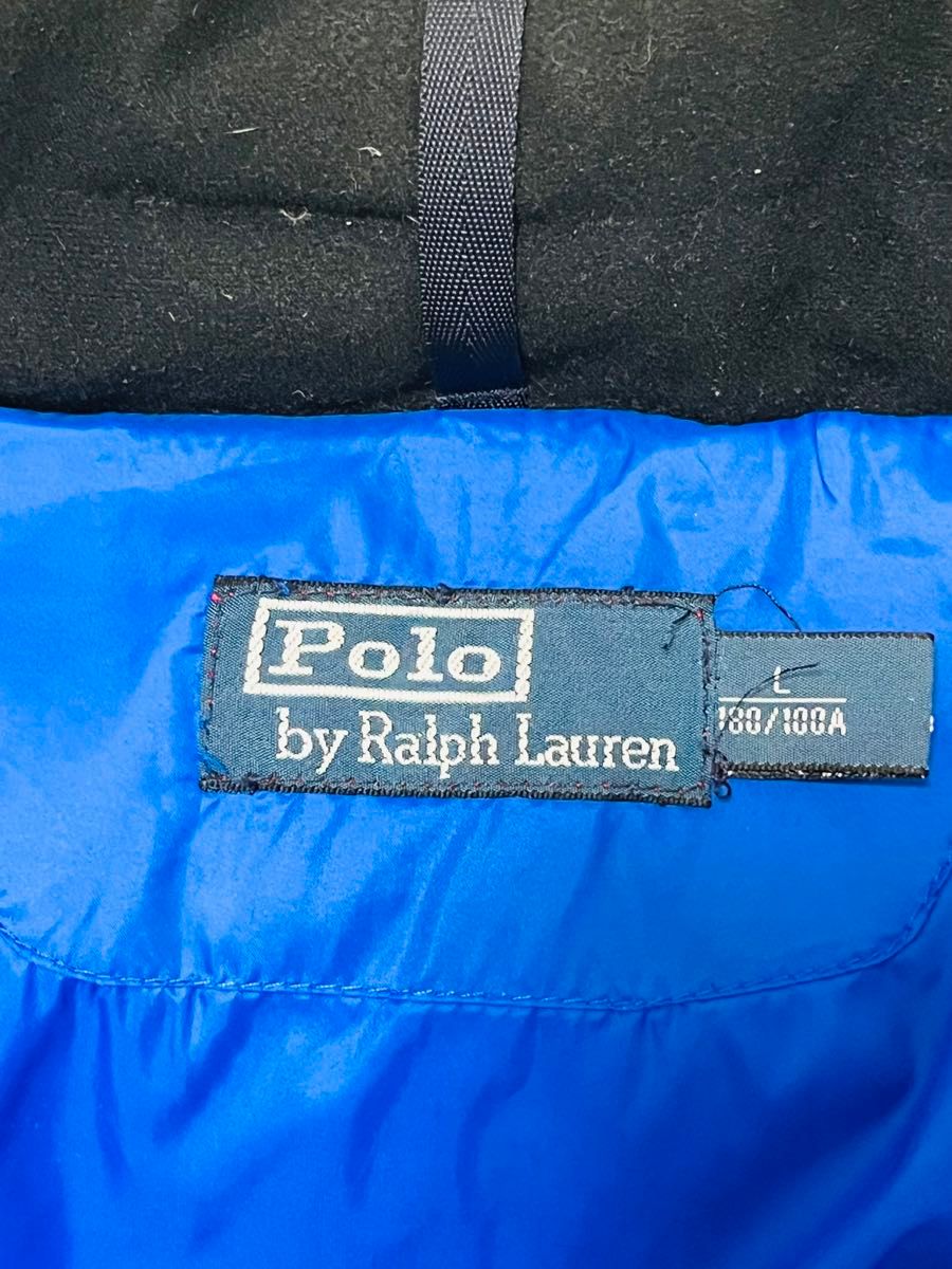 【ポロラルフローレン】ダウンジャケット　ビックポニー　ネイビー　Lサイズ POLO RALPH LAUREN