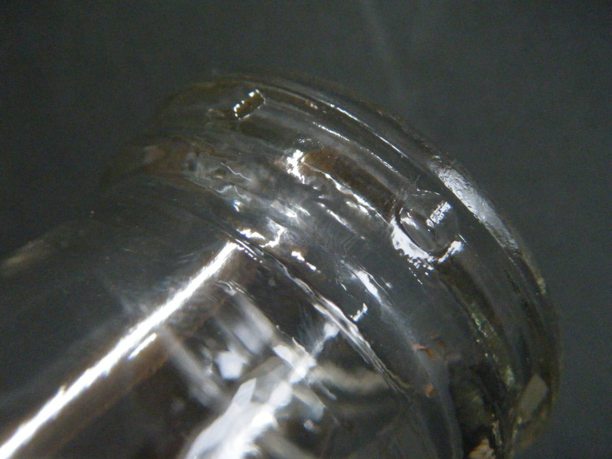 瓶　　森永　生ジュース　牛乳瓶と同じ大きさ　四角瓶　飲み口のデザインに特徴_画像6