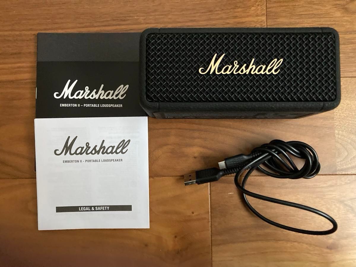 美品】Marshall マーシャルエンバートン2ワイヤレススピーカー 美品】Marshall マーシャルエンバートン2ワイヤレススピーカー