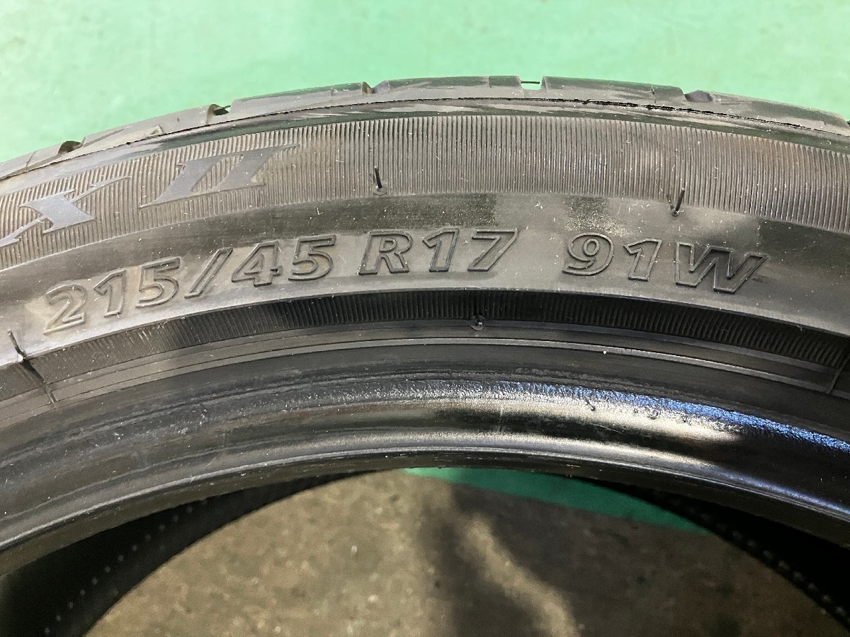 ★2021年製!! BRIDESTONE playz PXⅡ　夏 タイヤのみ　215/45R17　1本★_画像7