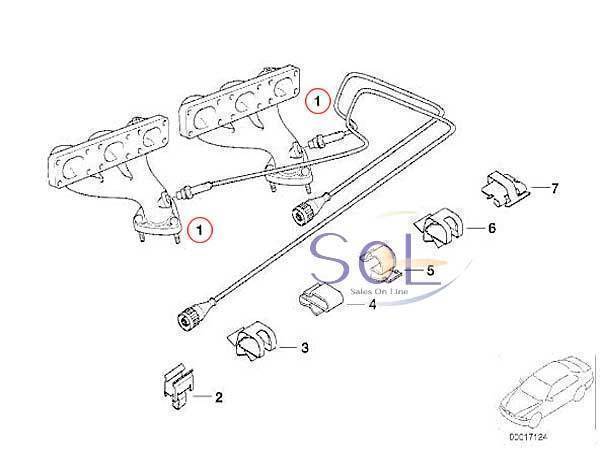 BMW E46 E39 Z3 E85 Z4 ラムダセンサー O2センサー 320i 323i 325i 328i 330i 528i 2.0 2.2i 2.5i 2.8 3.0i 11781437586_画像4