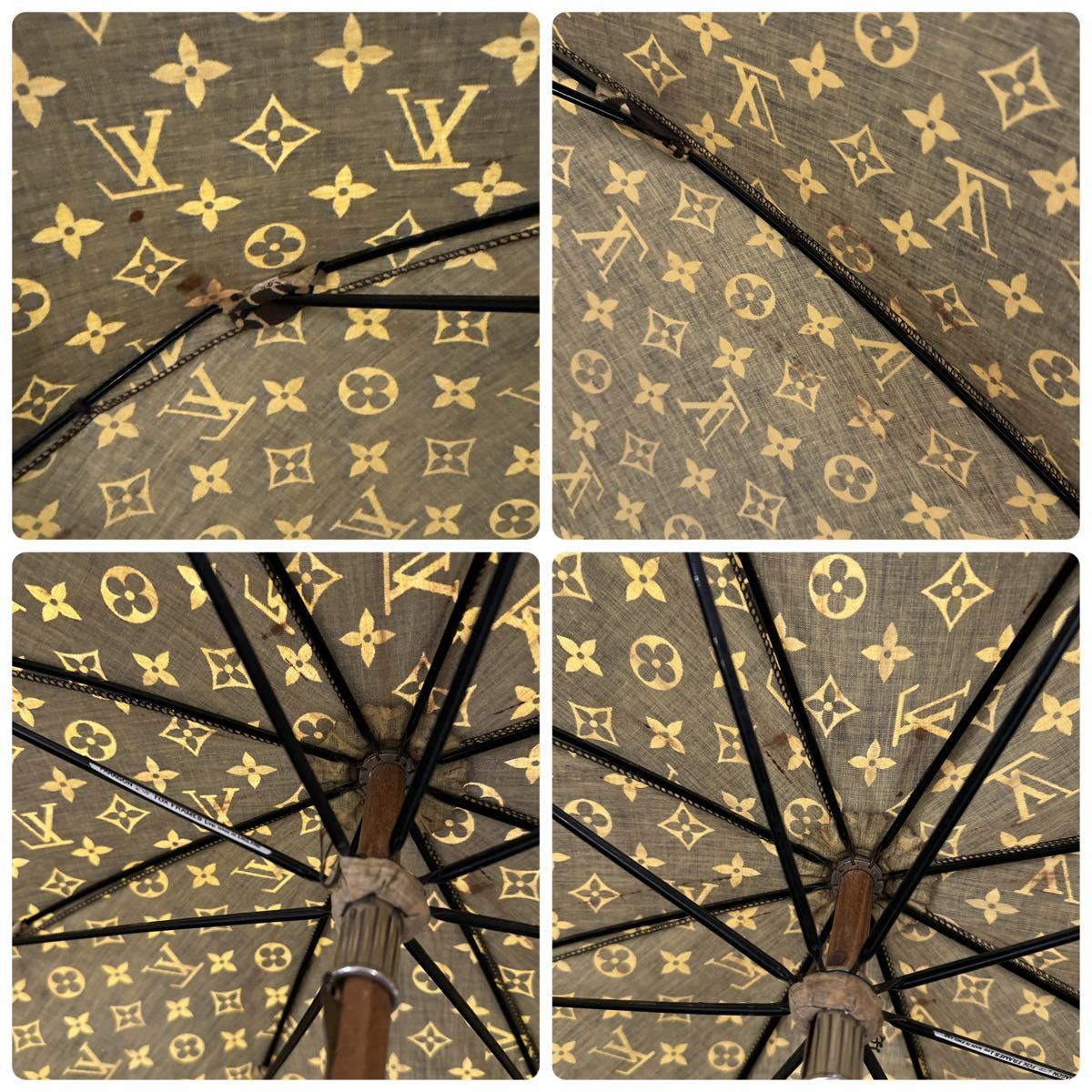 LOUIS VUITTON ルイヴィトン モノグラム ヴィンテージ 長傘 日傘_画像7