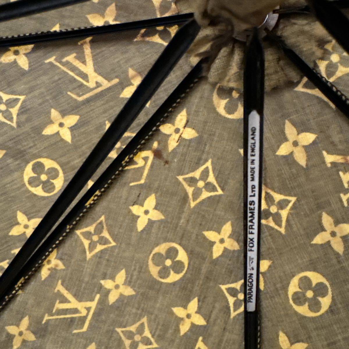 LOUIS VUITTON ルイヴィトン モノグラム ヴィンテージ 長傘 日傘_画像5