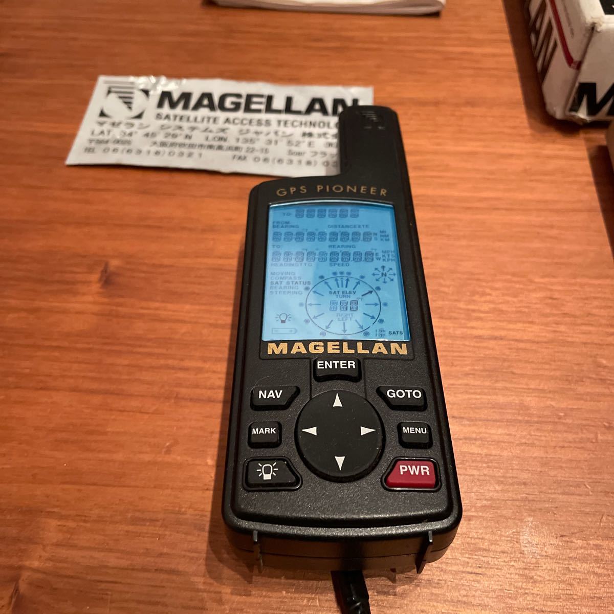 MAGELLAN GPS PIONEER снят с производства товар редкий товар новый товар не использовался протестирован Япония стандартный импортные товары Magellan система z в наличии compact GPS