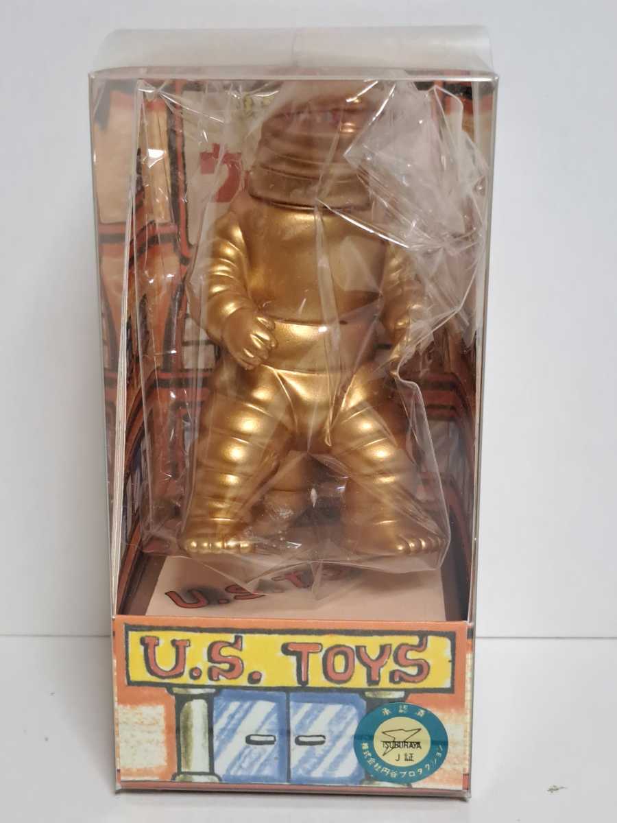 激安挑戦!! ミニ U.S.TOYS シリーズ BB ビル箱 ゴールド テレスドン サイズ スーフェス WF2023 ワンフェス ソフビ その他