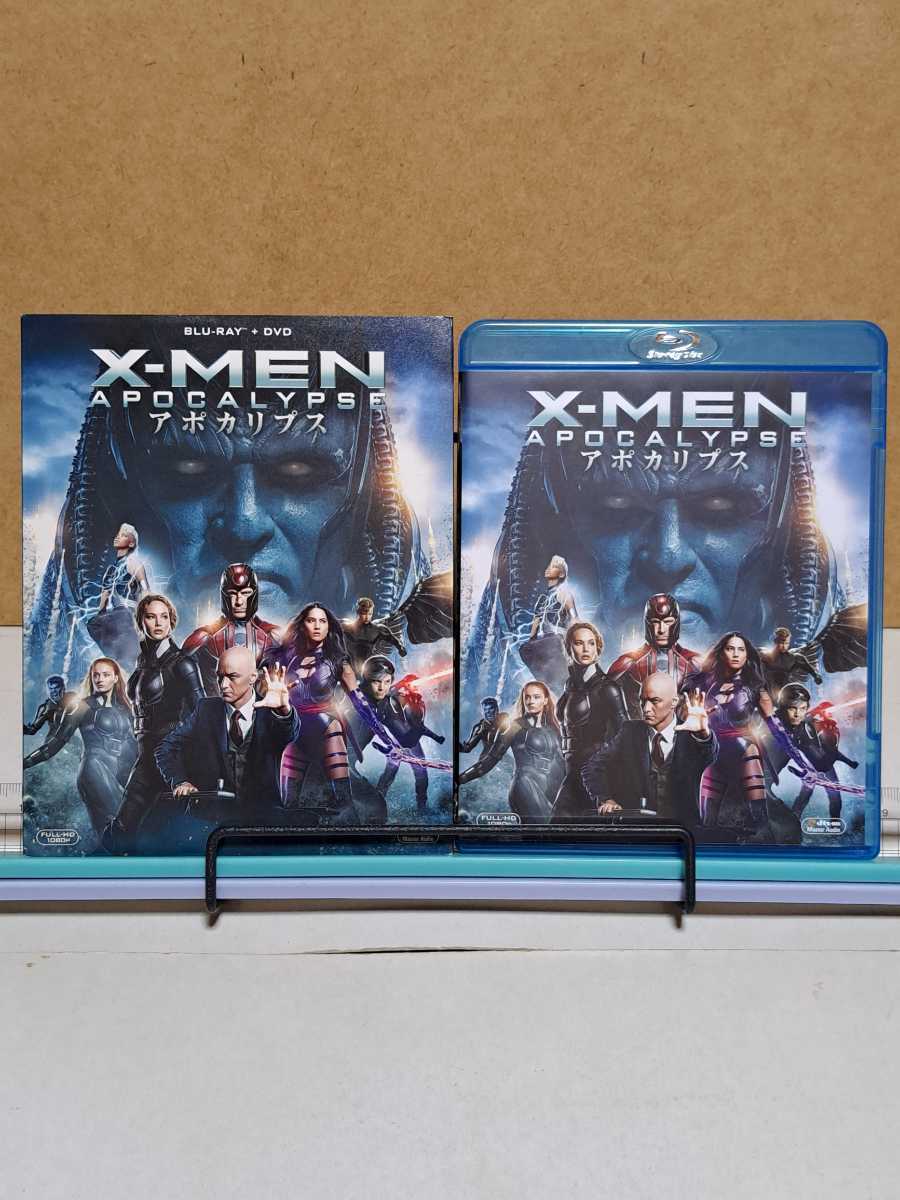 X-MEN アポカリプス # ジェームズ・マカヴォイ / マイケル・ファスベンダー セル版 中古 ブルーレイ Blu-ray + DVD 2枚組の画像1