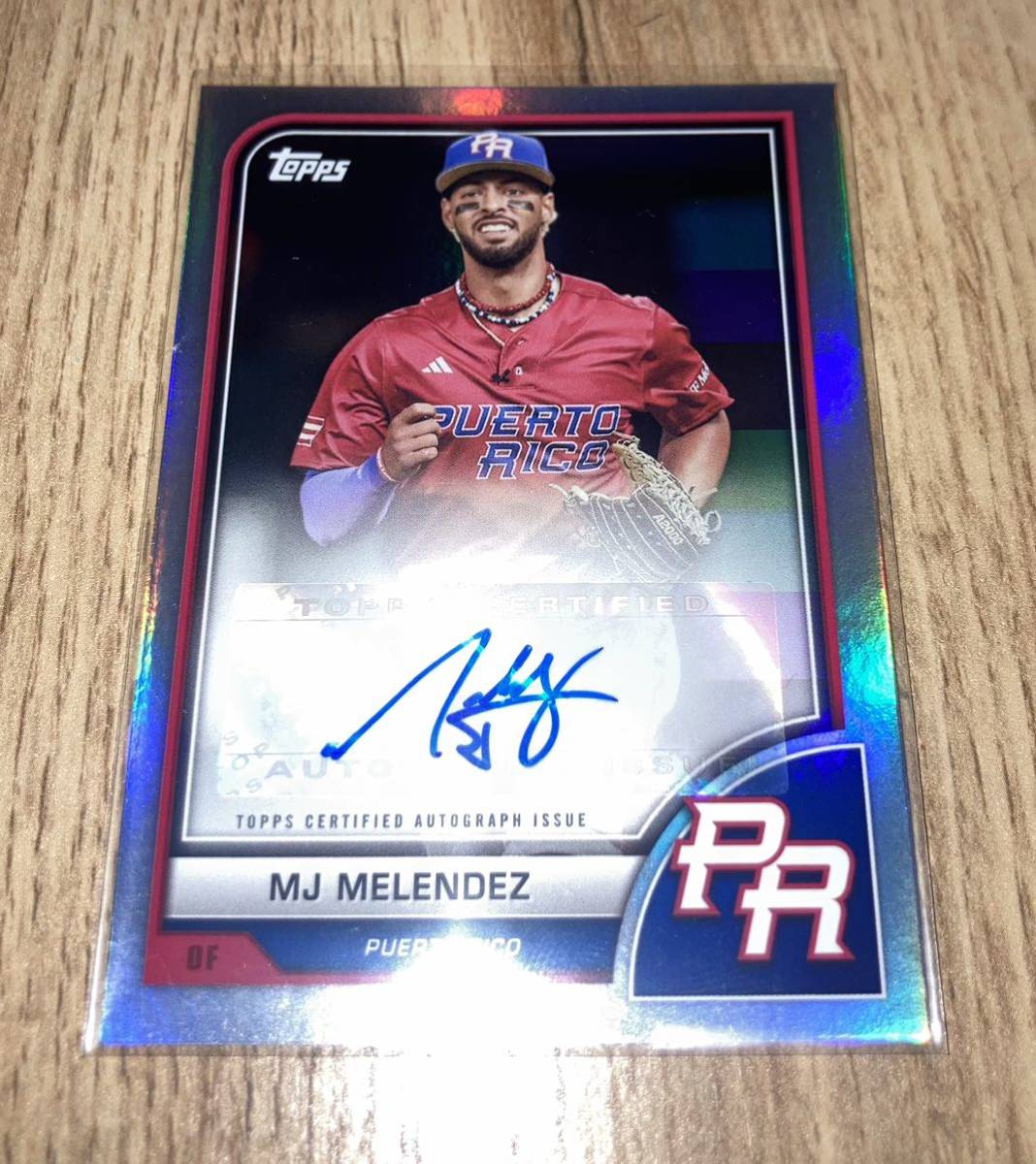 MJ Melendez【2023 Topps WBC ワールドベースボールクラシック】直筆サインカード _画像1