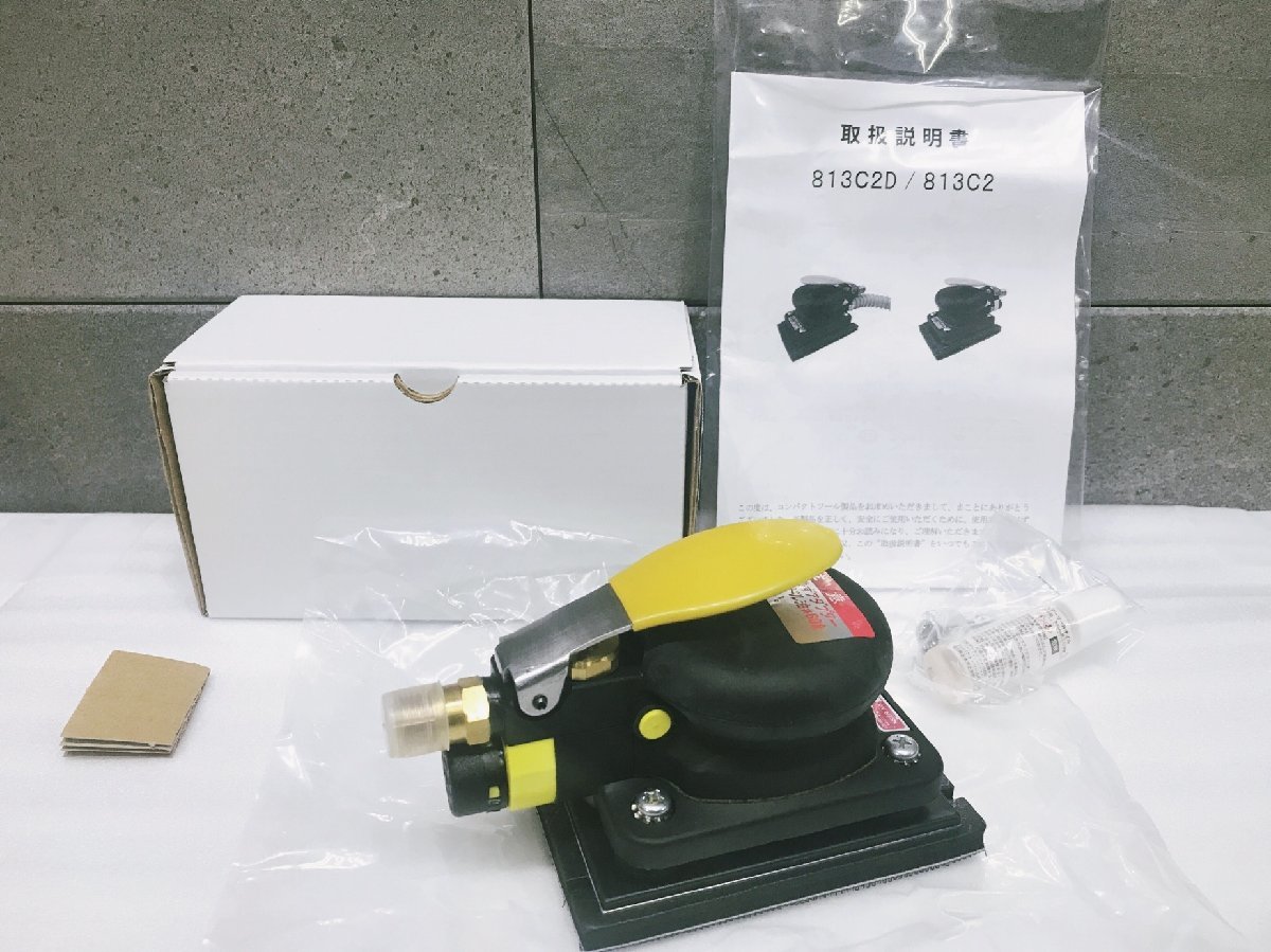 A-h021【未使用品】コンパクトツール　813C2 オービタルサンダー マジック式 非吸塵式 MP COMPACT TOOL_画像1