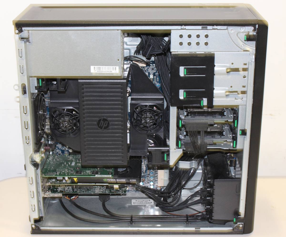 ★★Z440 Workstation Xeon CPU E5-1650 V3 @ 3.50GHz 16GB SAS 300GB X 2 DVD ROM Quadro K2200★_画像7