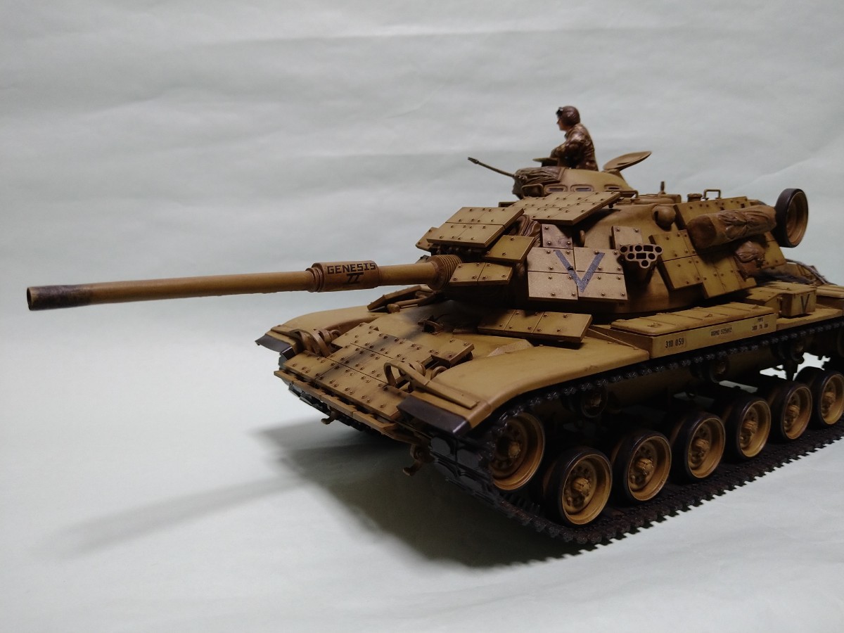 ★タミヤ　1/35 アメリカM60A1 戦車リアアクティブアーマー　_画像6