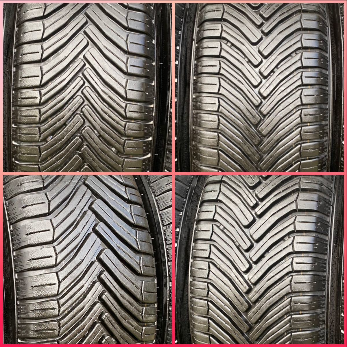 ミシュランクロスクライメート．175/70R14.9分山．22年製．4本セット。_画像9