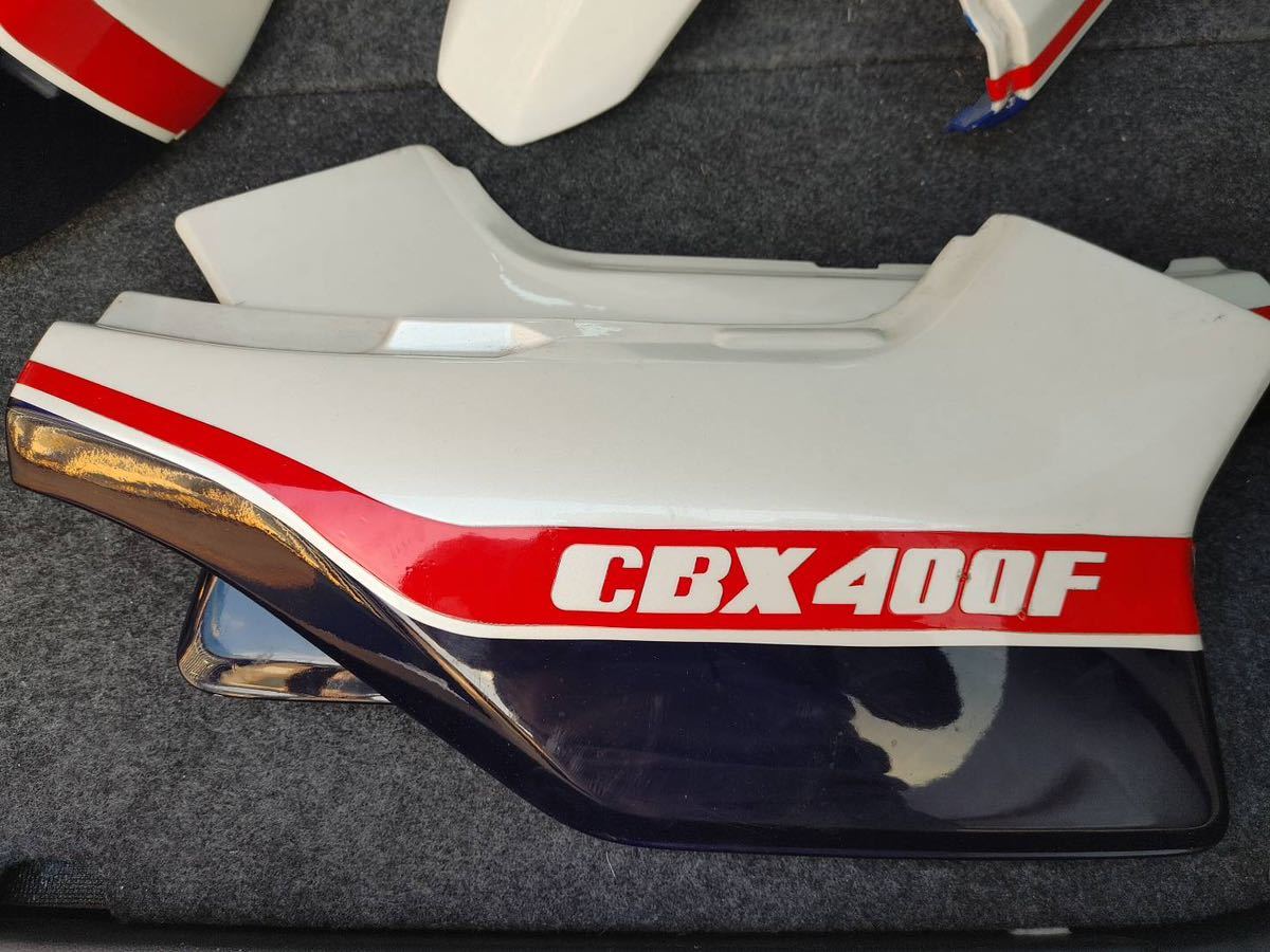 CBX400F 純正一型青白 外装一式 ホンダ CBX 外装 タンク テール CBX400F 純正一型青白 外装一式 ホンダ CBX 外装 タンク テール