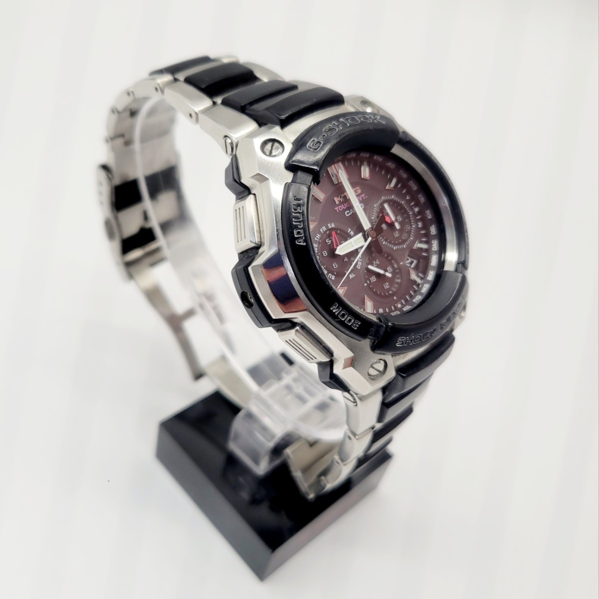 稼働品【電波ソーラー】CASIO G-SHOCK MT-G1200 定価50,000円 クロノグラフ mt-g メタルバンド カシオ ジーショック Gショック MTG_画像2