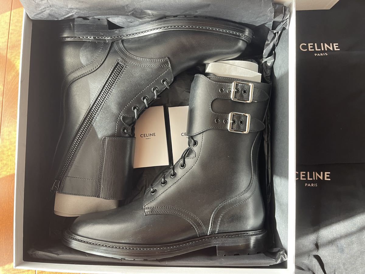 新品 未使用】定価22万セリーヌCelineブーツ サイズ42コンバット 新品 未使用】定価22万セリーヌCelineブーツ サイズ42コンバット