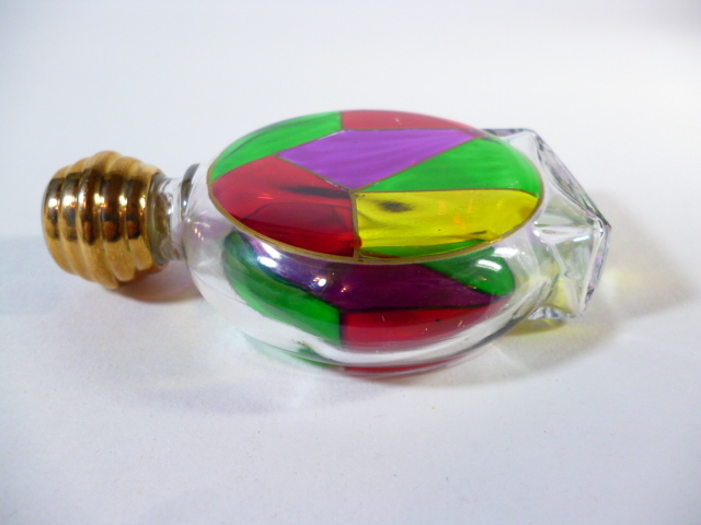 β Venetian murano glass Venetian glass puff .-m bottle β Venetian glass perfume bin Murano venechi Anne Venetian blur no