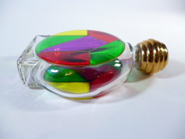 β Venetian murano glass Venetian glass puff .-m bottle β Venetian glass perfume bin Murano venechi Anne Venetian blur no