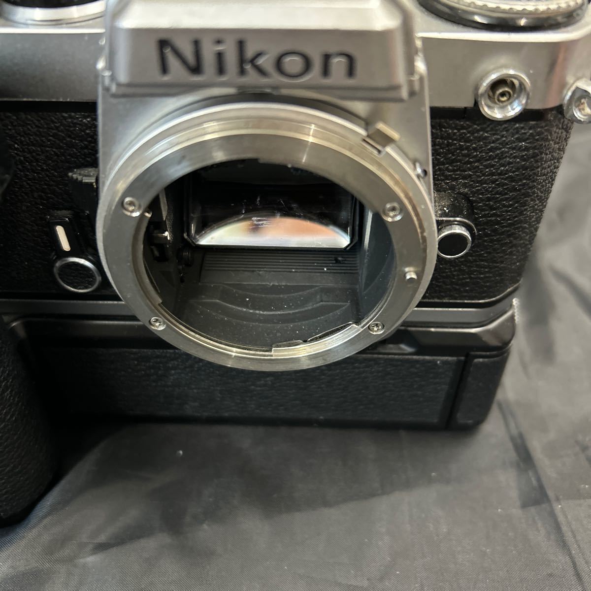 Nikon ニコン EF モータードライブ MD-12 レンズ Micro-NIKKOR 55mm 1:3.5 _画像9