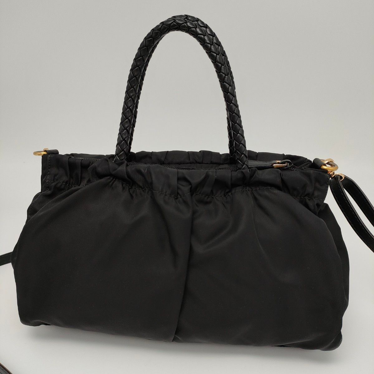 極美品 正規品》プラダ 2wayバッグ トートバッグ ショルダー 極美品 正規品》プラダ 2wayバッグ トートバッグ ショルダー