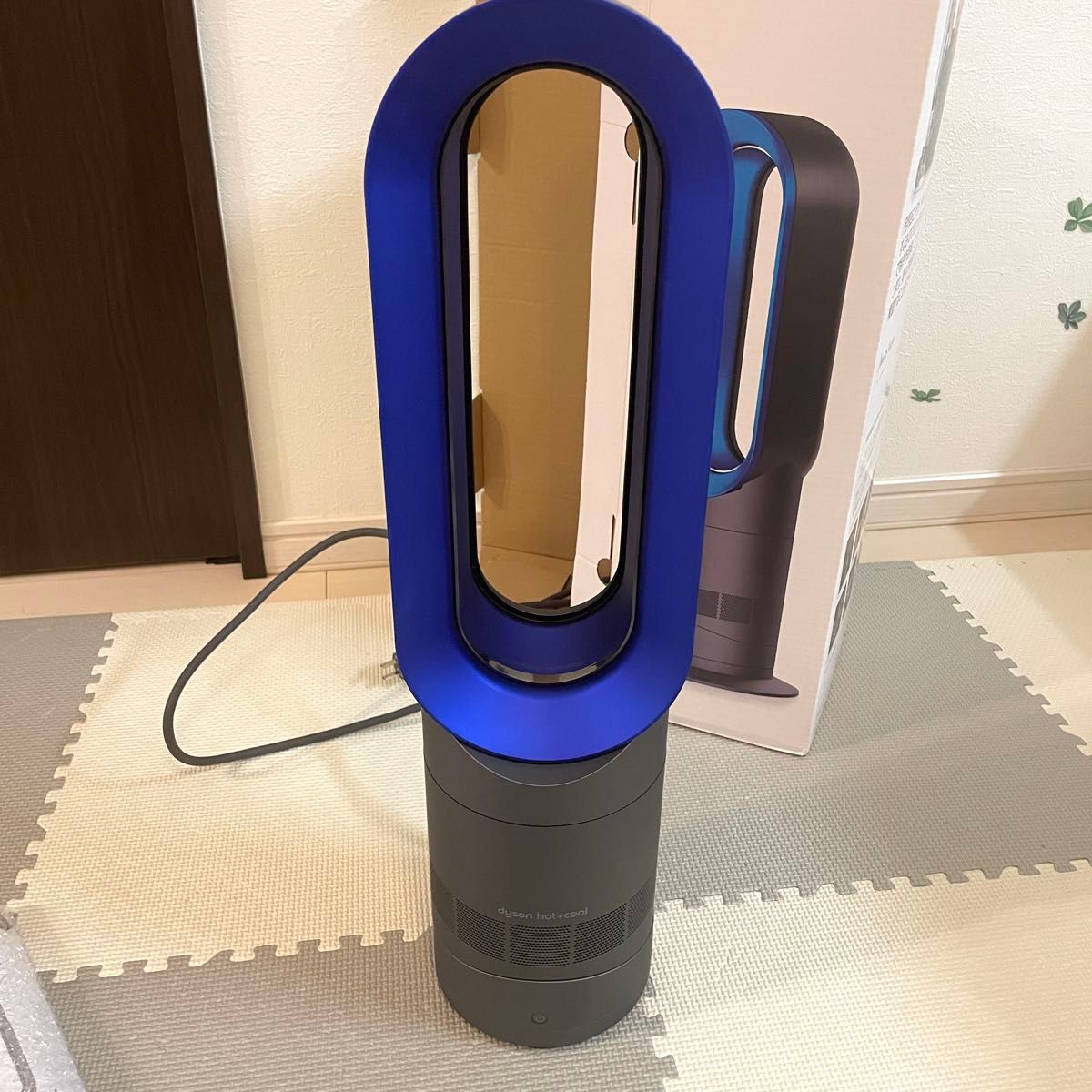 ダイソン dyson AM09 hot+cool リモコン付 2015年 青 ファン ダイソン dyson AM09 hot+cool リモコン付 2015年 青 ファン