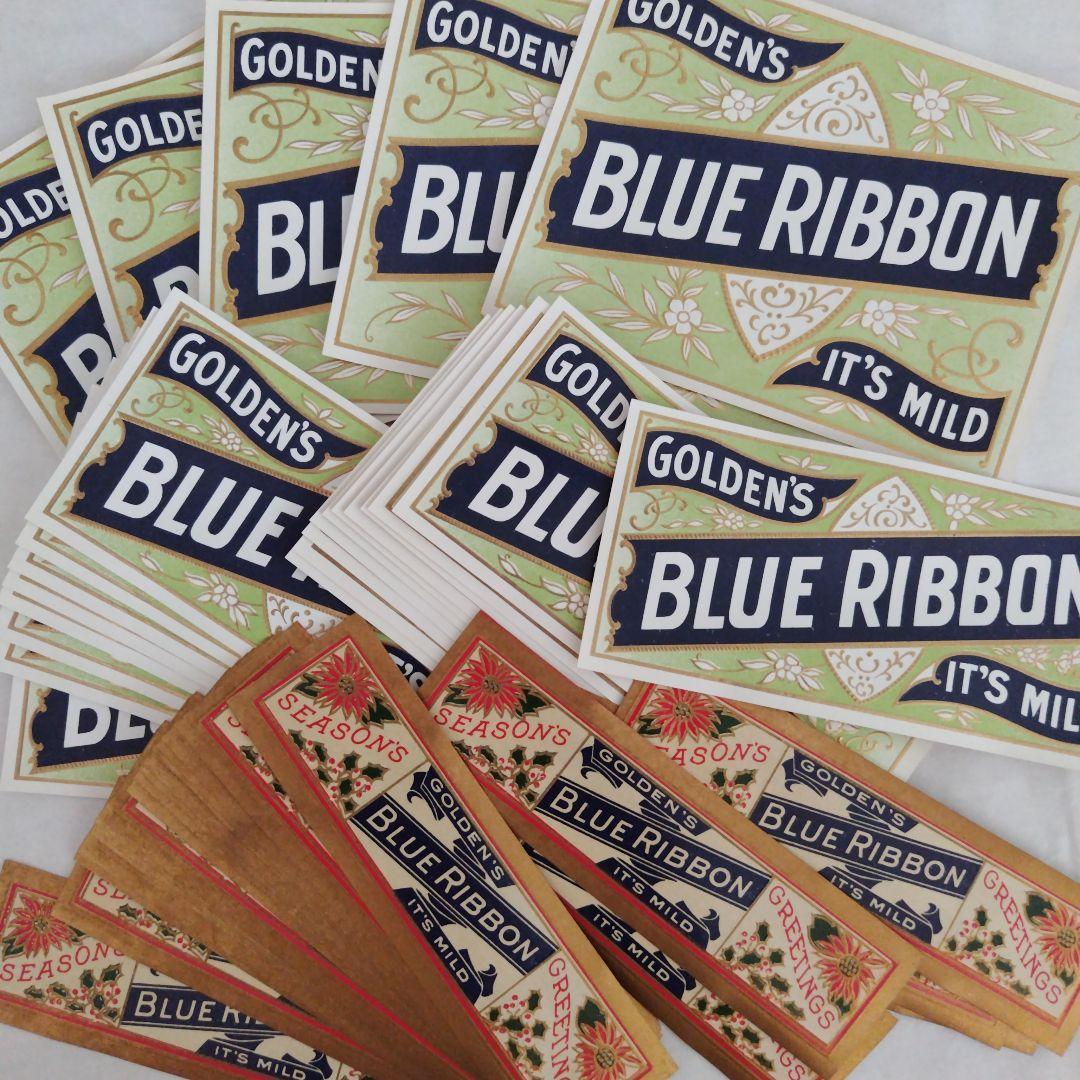  Vintage cigar label 50 sheets GOLDEN\'S BLUE RIBBON