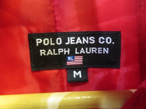 1010b10◆POLO JEANS◆Ralph Lauren ラルフローレン ポロジーンズ 中綿ダウンジャケット M/ブルゾン/コート/ポロシャツ/レディース/女性_画像8