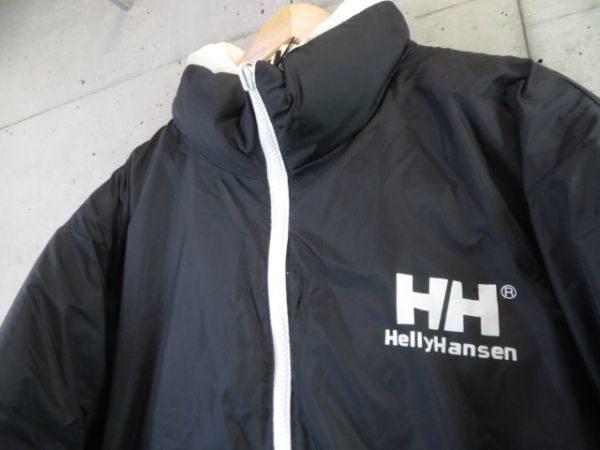 1110b1◆90sヴィンテージ◆リバーシブル◆HELLY-HANSEN ヘリーハンセン 羽毛ダウンジャケット M/ブルゾン/アウトドア/マウンテンパーカー　_画像4